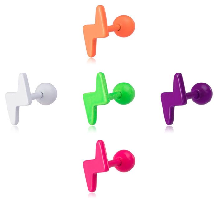 Набір різнокольорових сережок для вуха