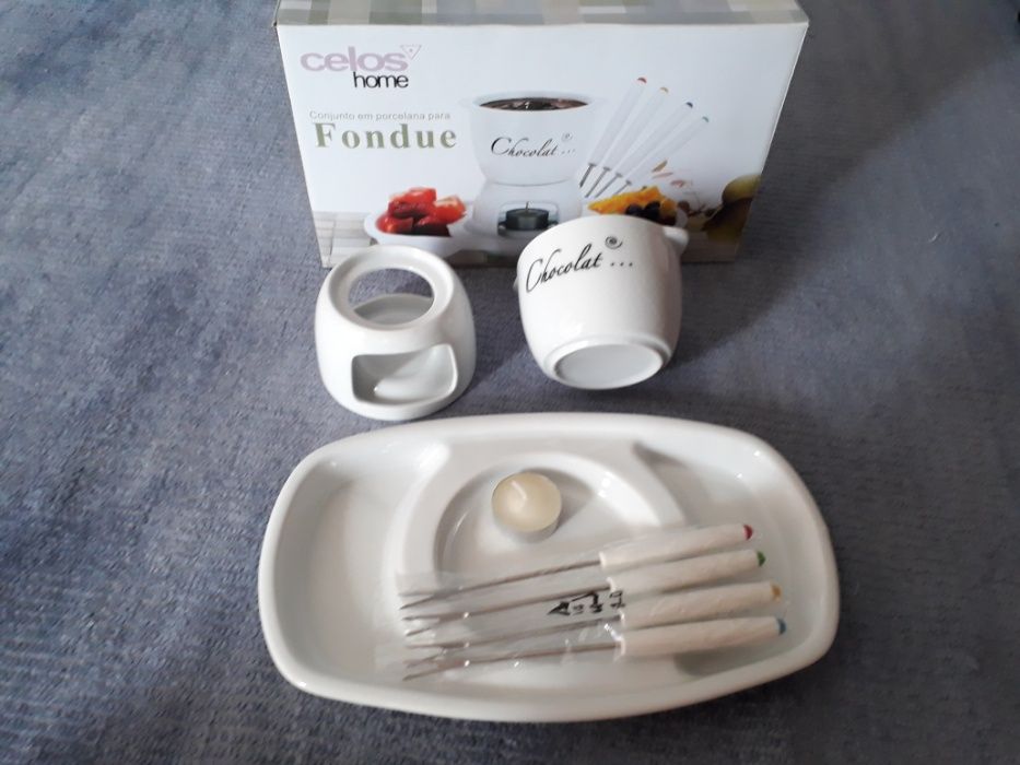 Fondue porcelana NOVO (com entrega*)