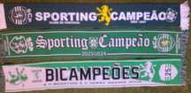 3 cachecois 3 titulos sporting campeao