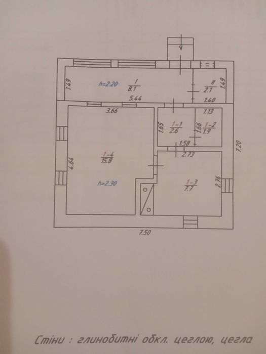 Продам хату з землею с.Тахтаулове