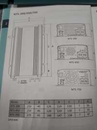 Інвертор 450Вт Mean Well NTS-450-212EU