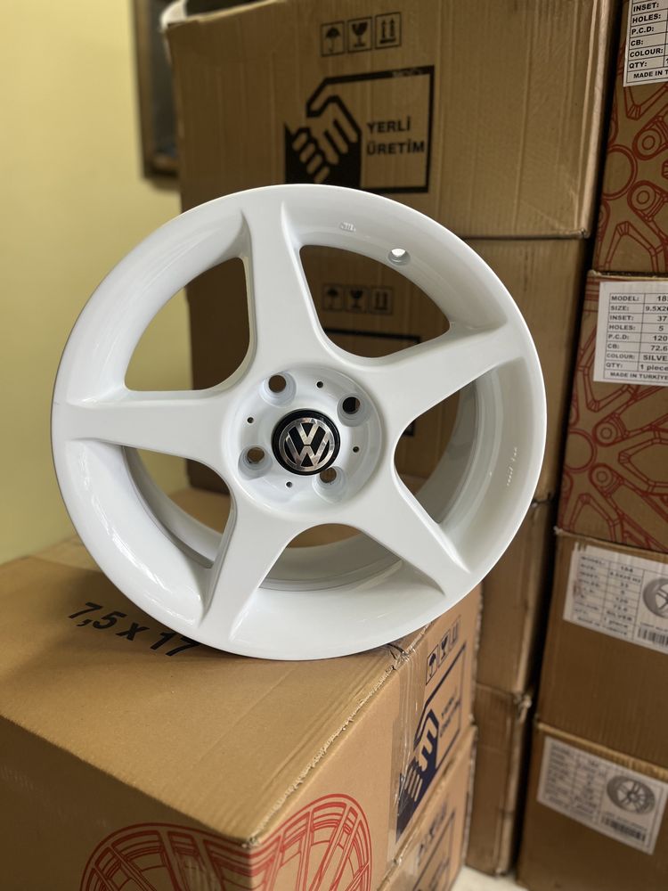 Jantes 15” 4x100 MiM Brancas “Speedline” renault clio Vw golf opel corsa nissan Toyota seat Ibiza