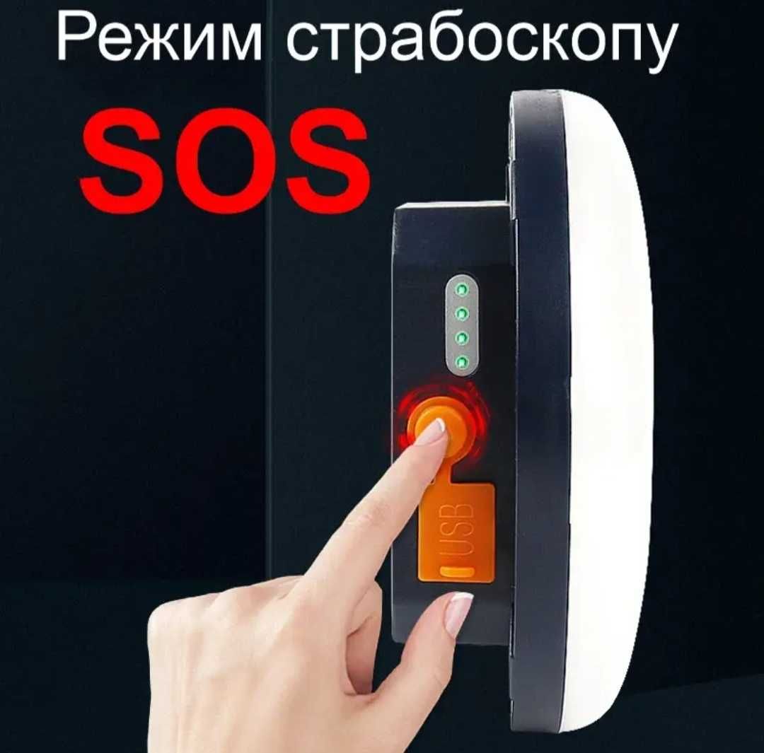 Ліхтар для кемпінгу та надзвичайних ситуацій з акумулятором 9900 мАг