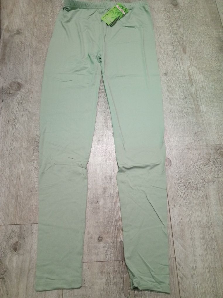 Bamboo legginsy damskie jasnozielone  rozmiar xl/2xl