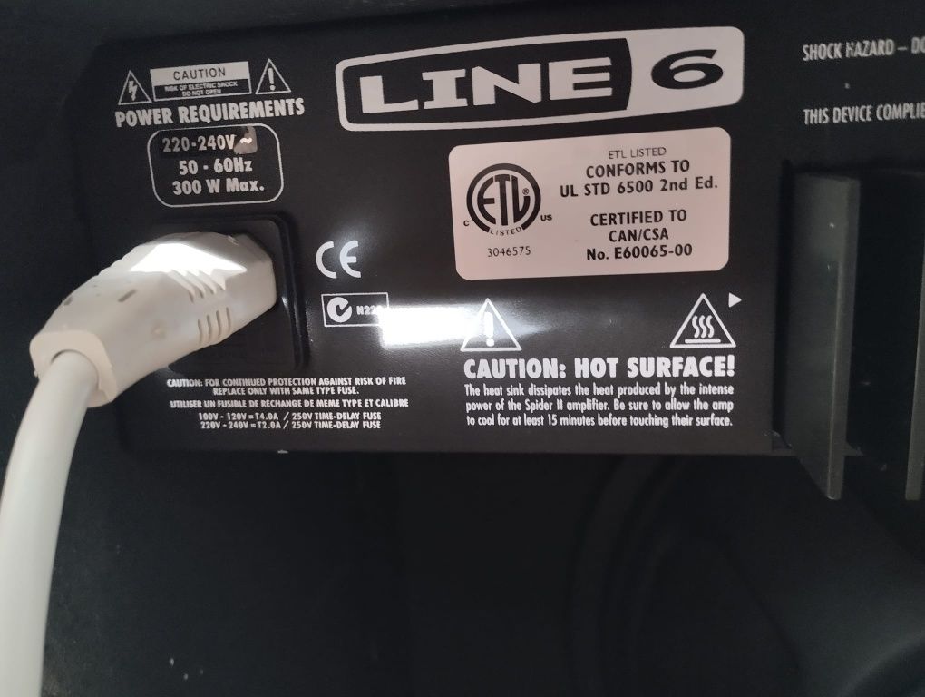 Pięć do gitary elektrycznej LINE 6