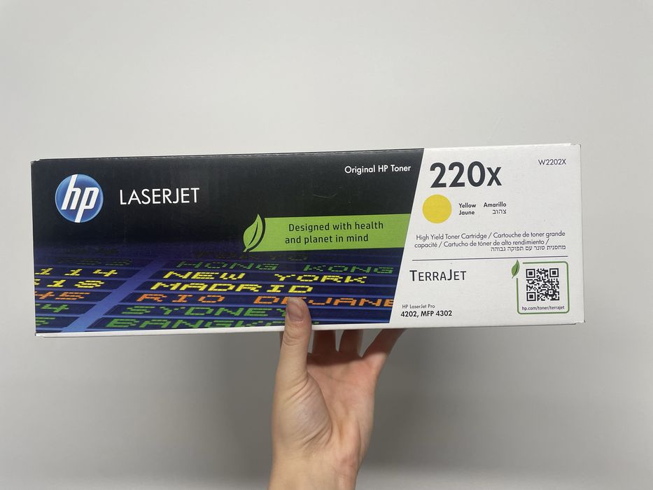 Hp laser toner 220x czarny, magneta, yellow, cyan oryginalny