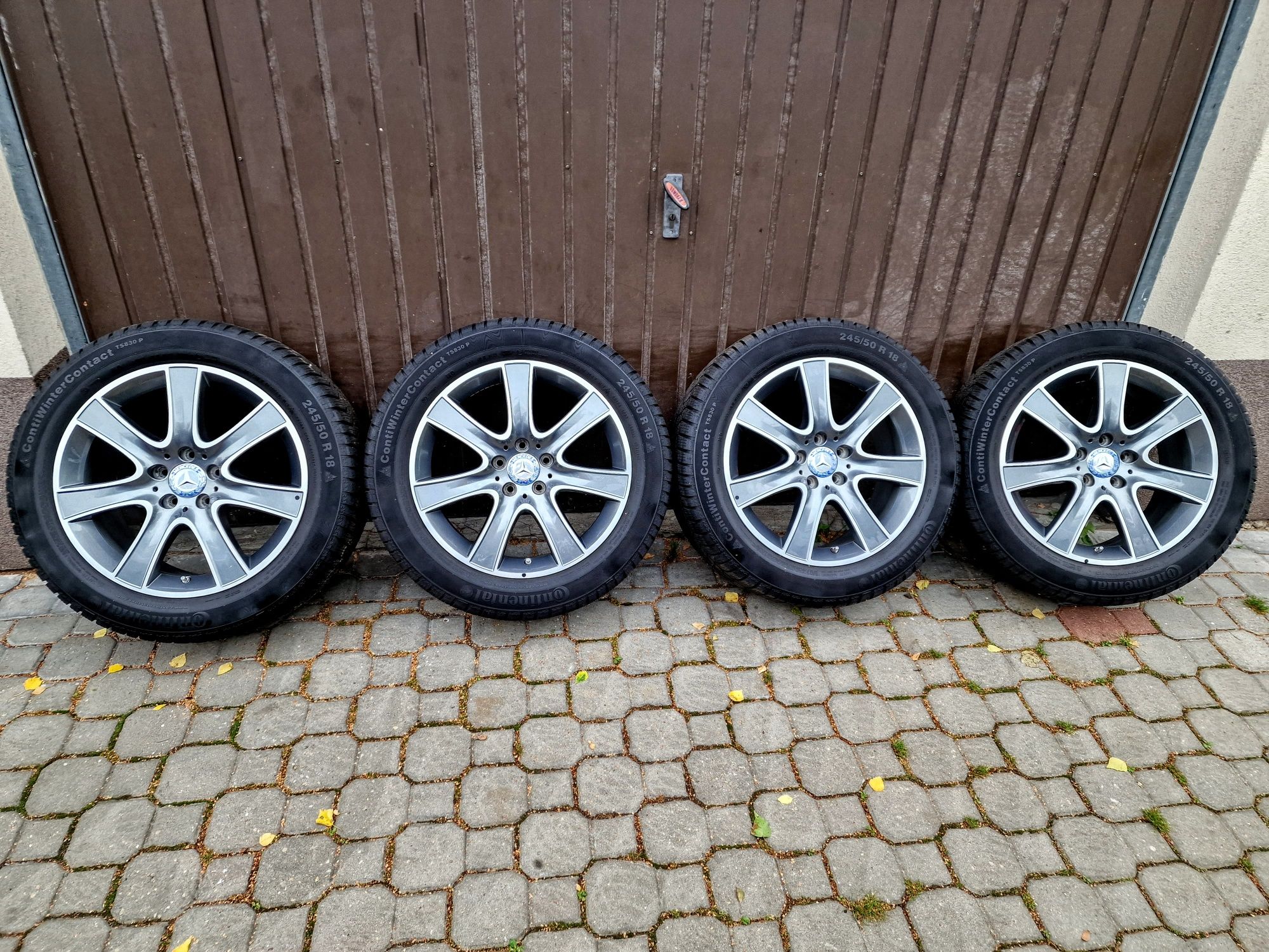 Felgi z oponami zimowymi 245/50R18 Mercedes S klasa W222 5x112 w221 CL