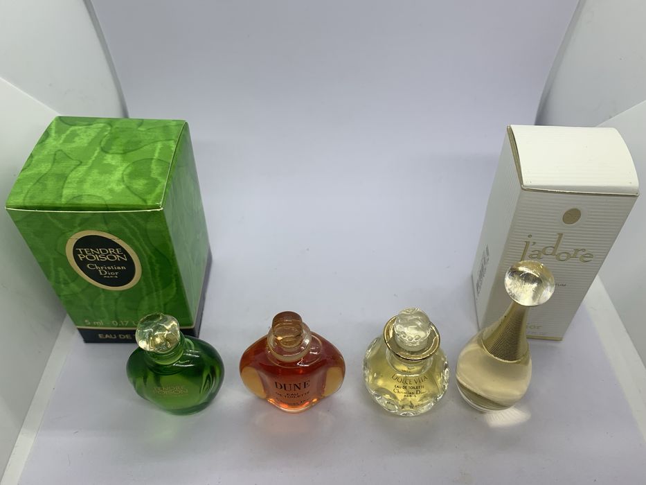 christian dior dolce vita, dune, tendre, jadore