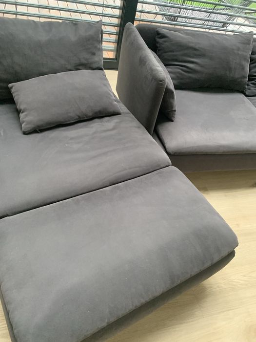 Kanapa ikea soderhamn narożnik sofa szezlong