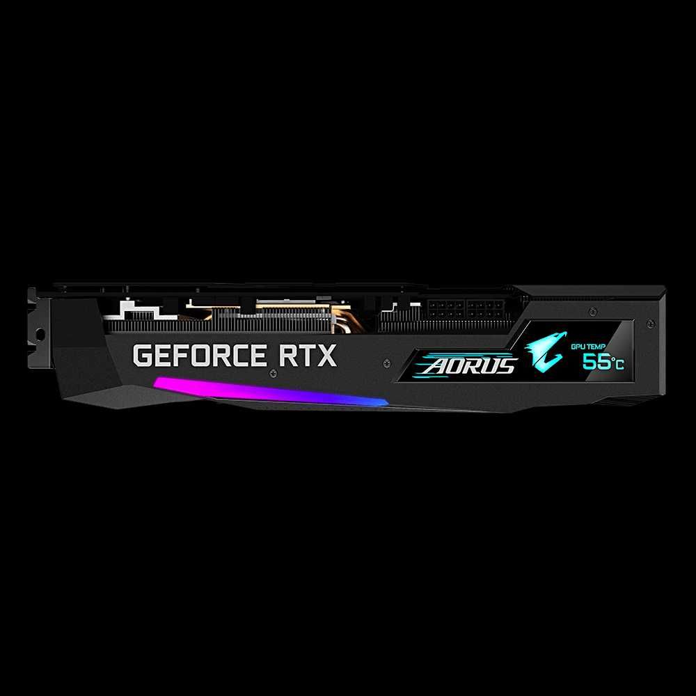 Gigabyte Aorus RTX 3070 Master 8GB karta graficzna RGB LCD