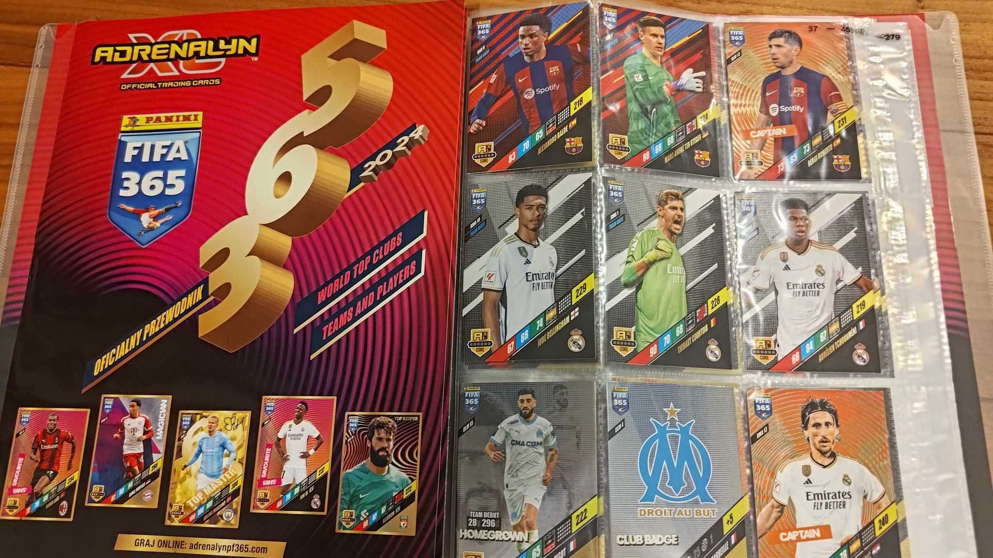 Karty Panini Album Fifa 365 - 2024 + 40 kart