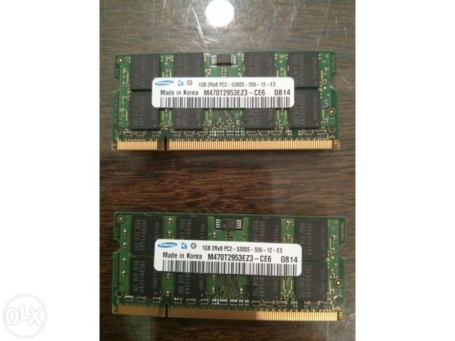 2Gb Memória Ram Portátil DDR2 5300 Samsung 667