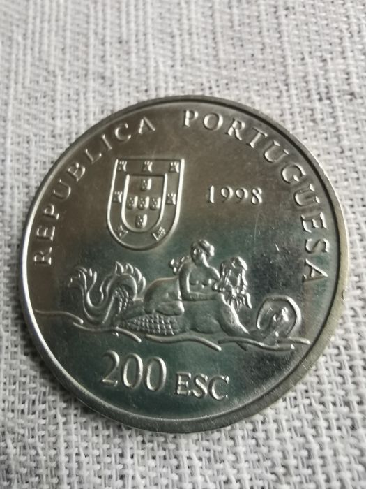 Moeda de 200 escudos, 1998- IX Série dos Descobrimentos – Moçambique