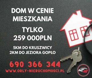 Dom do własnej aranżacji 5min od Kruszwicy