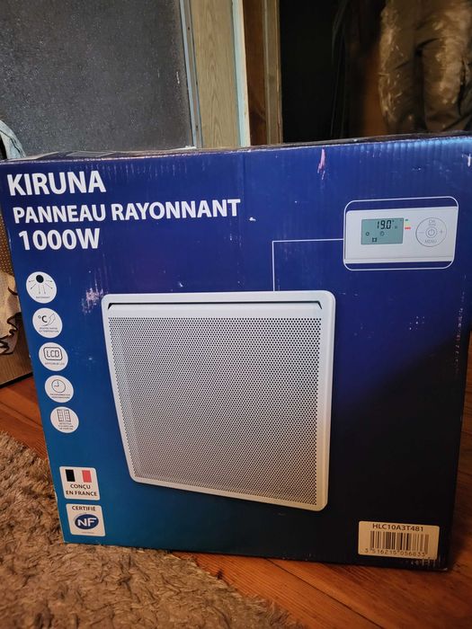 Elektryczny grzejnik konwekcyjny 1000W z programatorem LCD