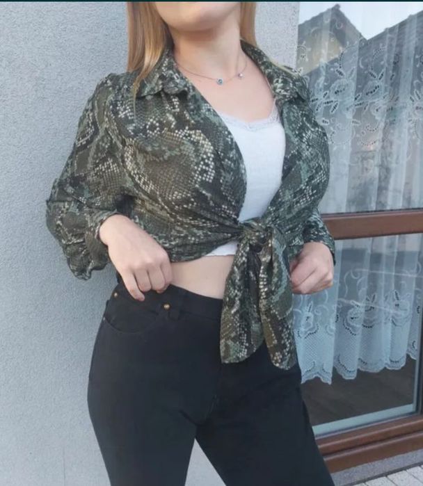 Koszula wzór węża oversize