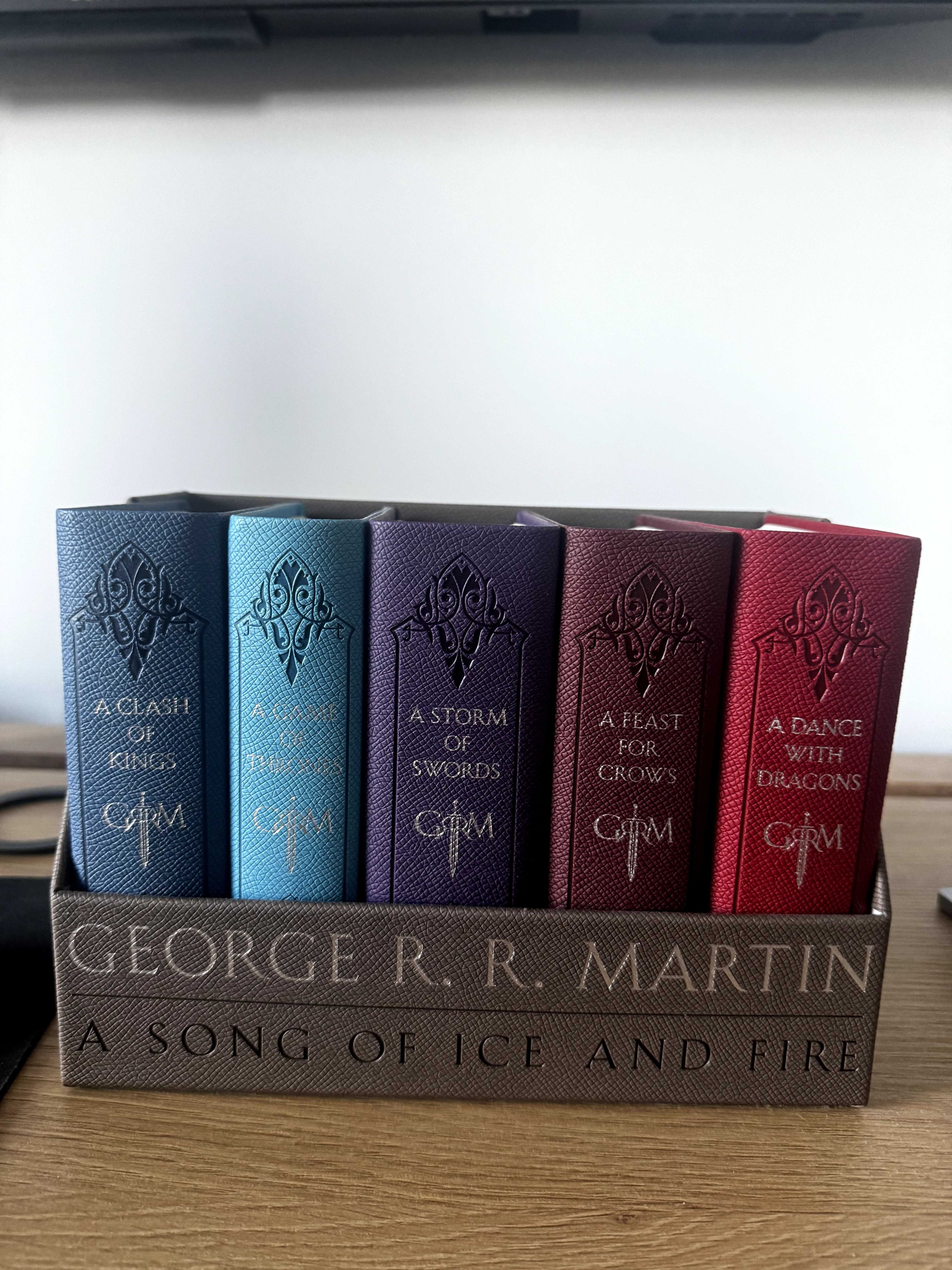 George R. R. Martin's A Game of Thrones Leather-Cloth Boxed Set