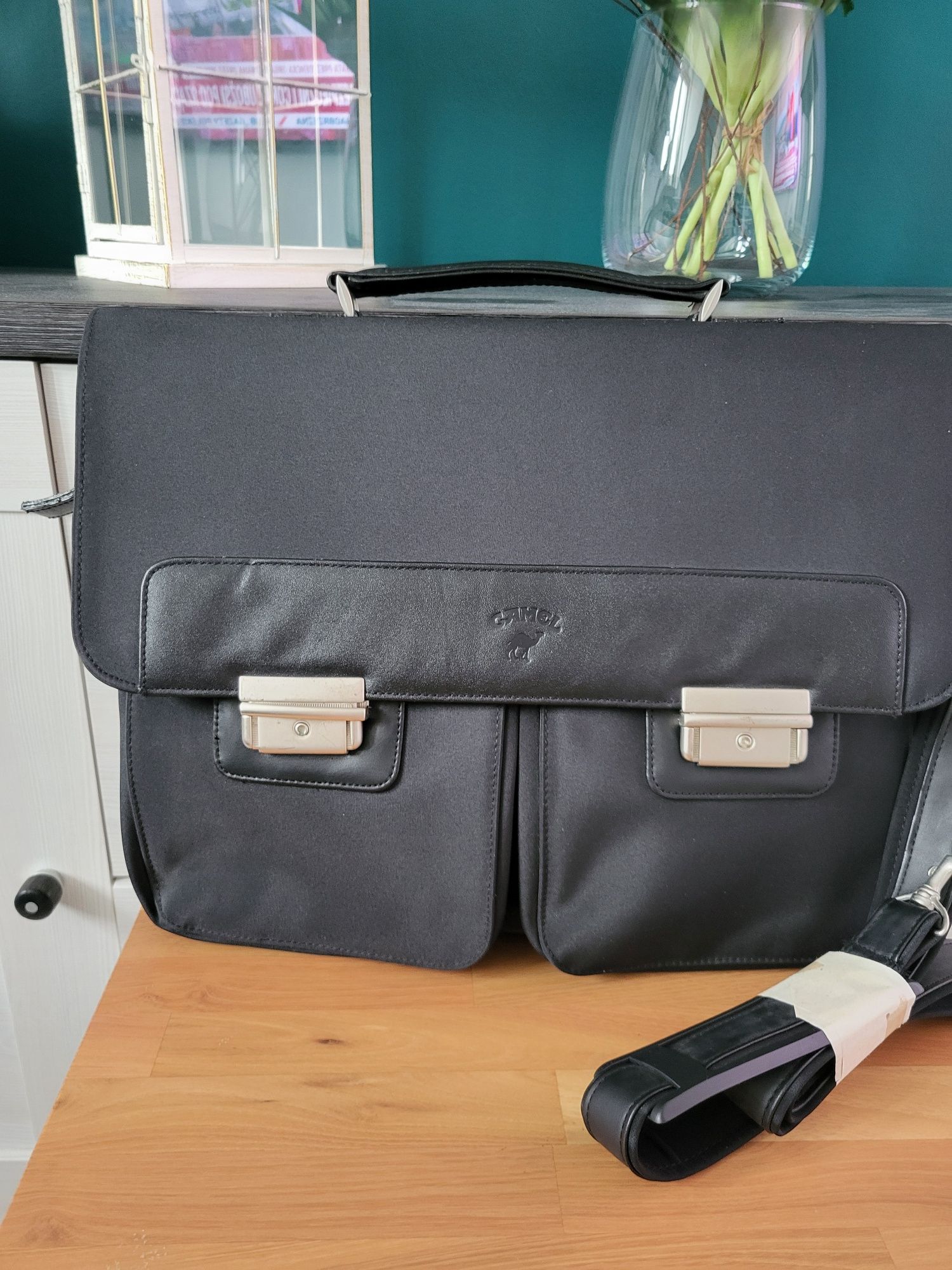 Nowa aktówka/torba na laptopa męska Camel