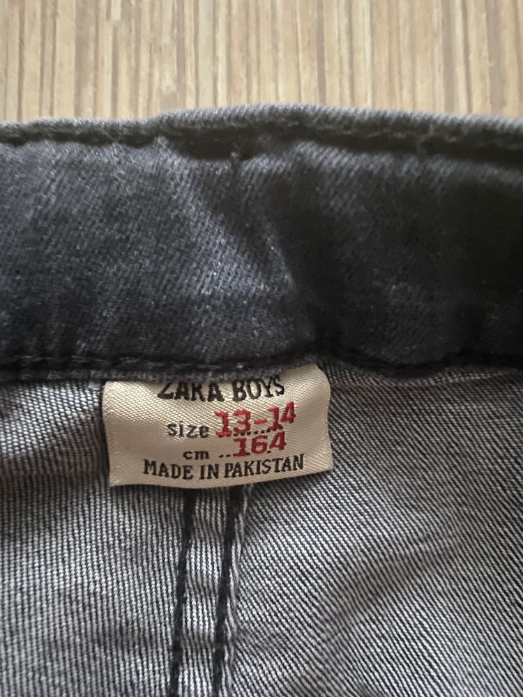 Zara spodbie jeans 164