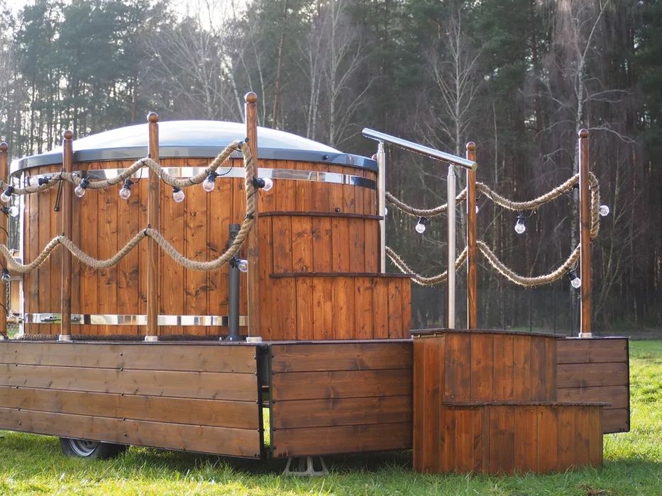 Mobilna Sauna oraz Mobilne Jacuzzi do wynajęcia