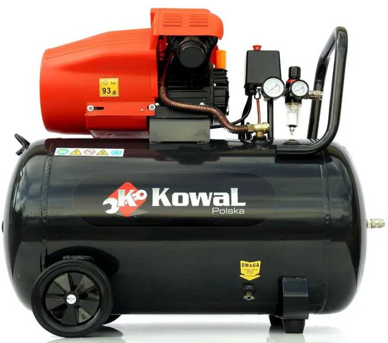 Компрессор KOWAL POLSKA SBN2048 воздушный масляний на 100 л/2 циліндра