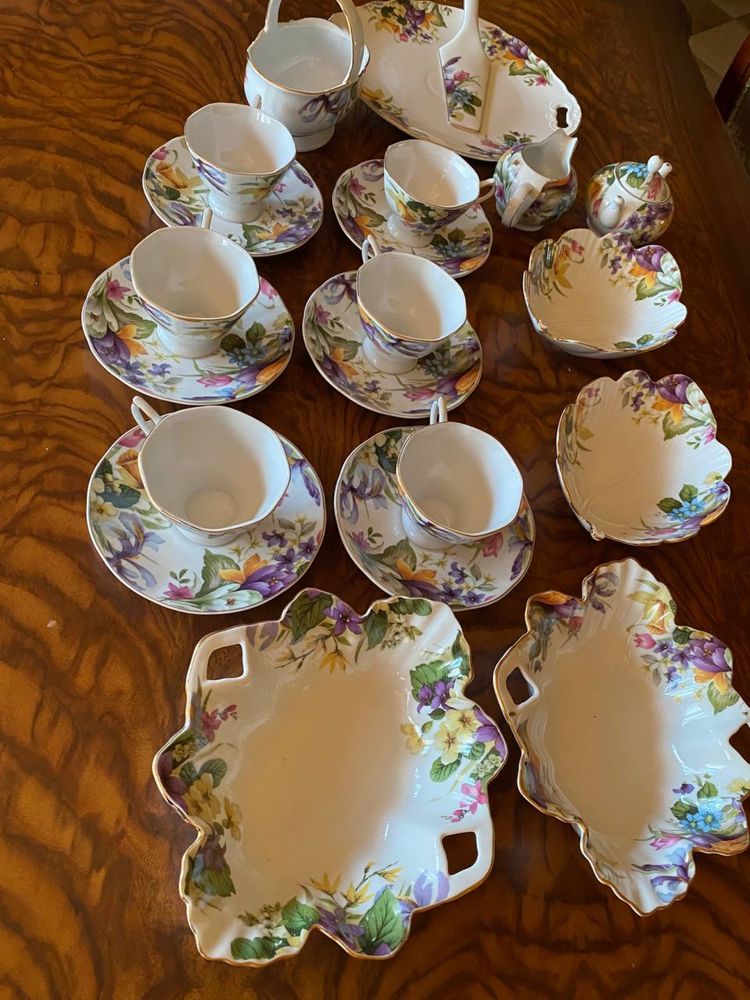 Чайный сервиз Royal crown Porcelain of England 22 предмета фарфор