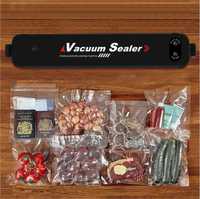 Вакуумний пакувальник з пакетами Vacuum Sealer 90W, Вакууматор