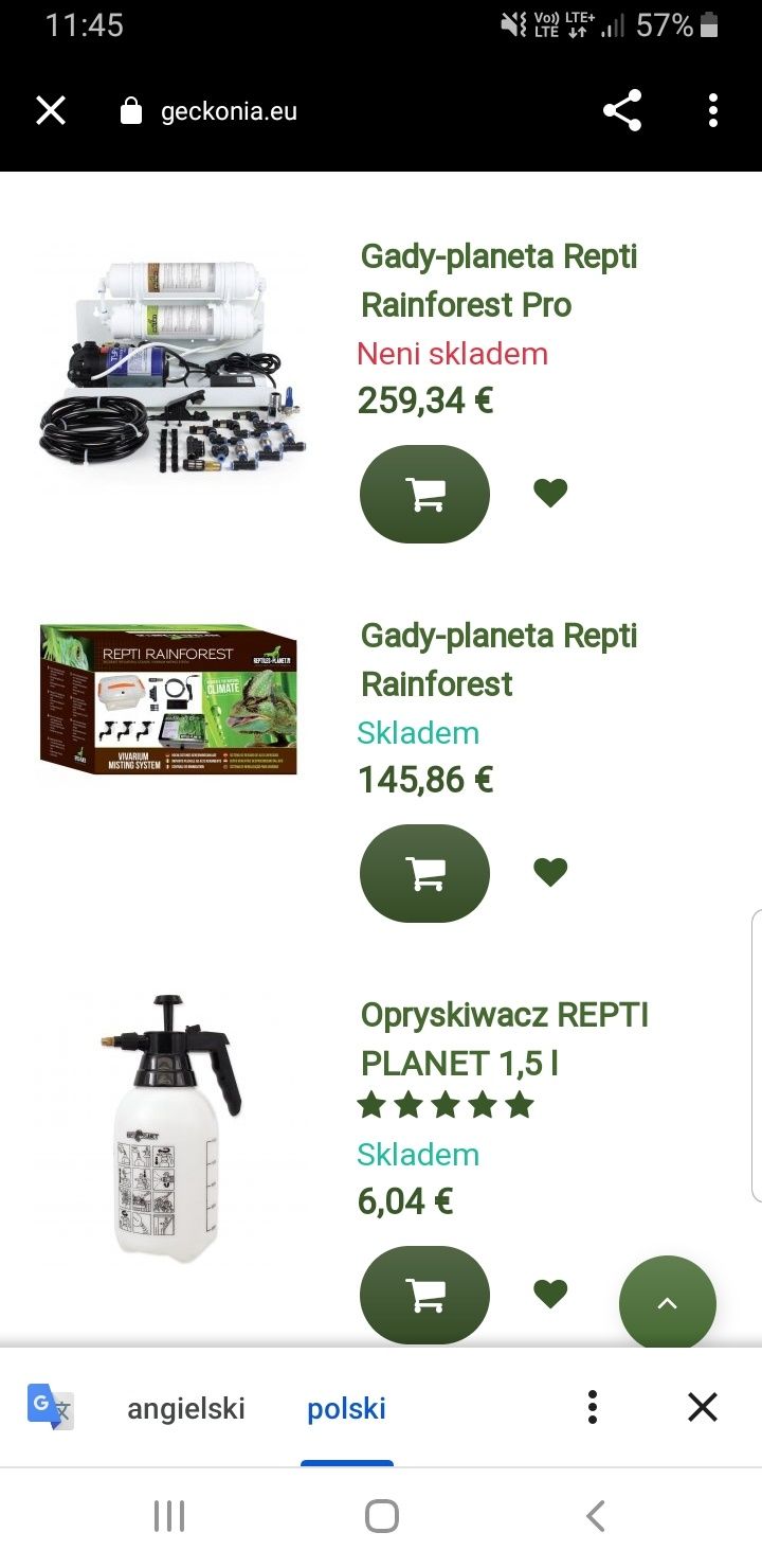 System zraszania do terrarium Repti Rainforest nowy