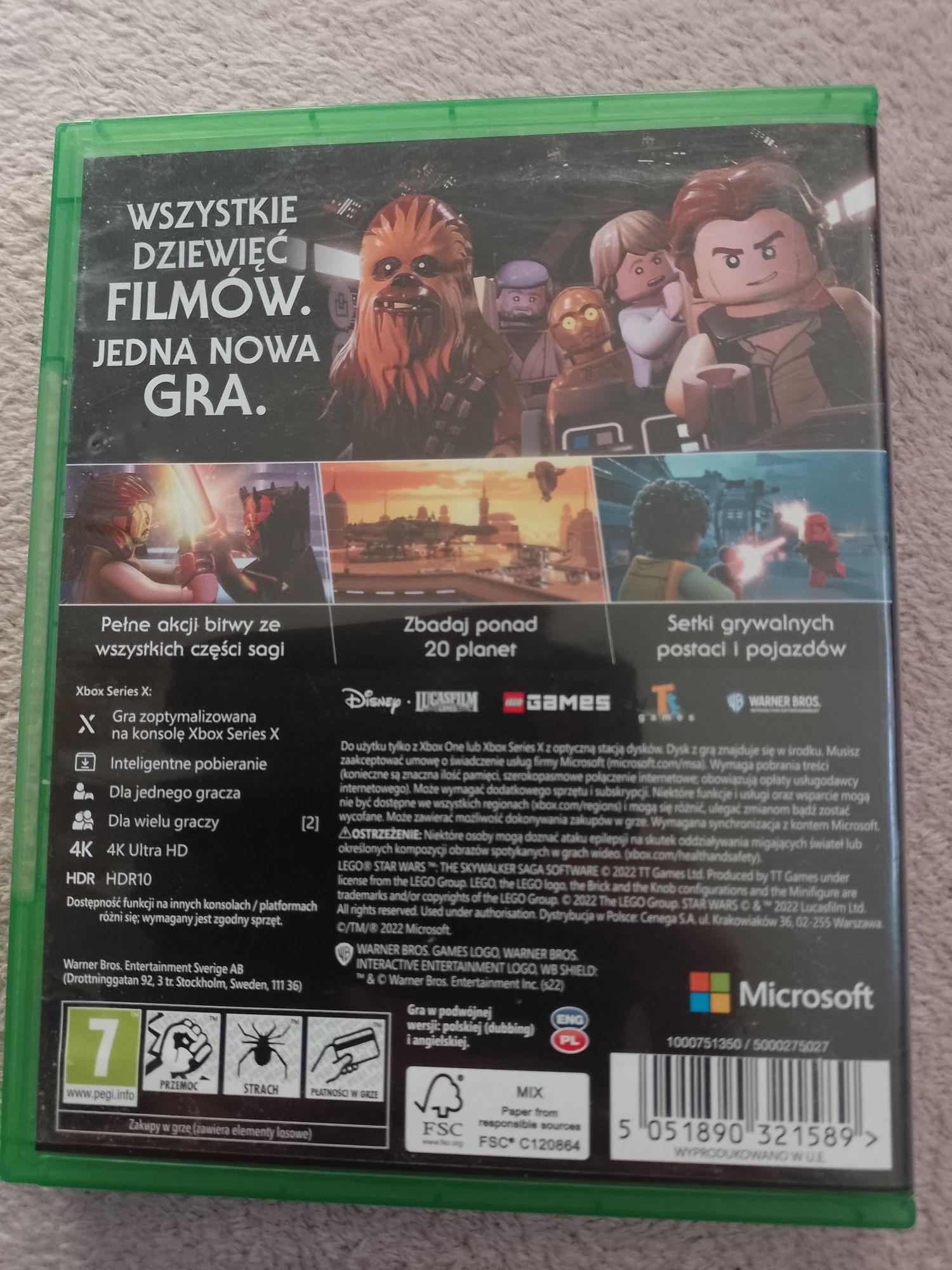 Gra LEGO Star Wars na Xbox one