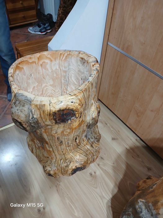 Donica drewniana ręcznie wykonana