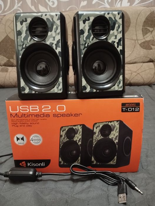 Компютерні колонки Kisonli T-012. Нові.
 OLX доставка або передоплата