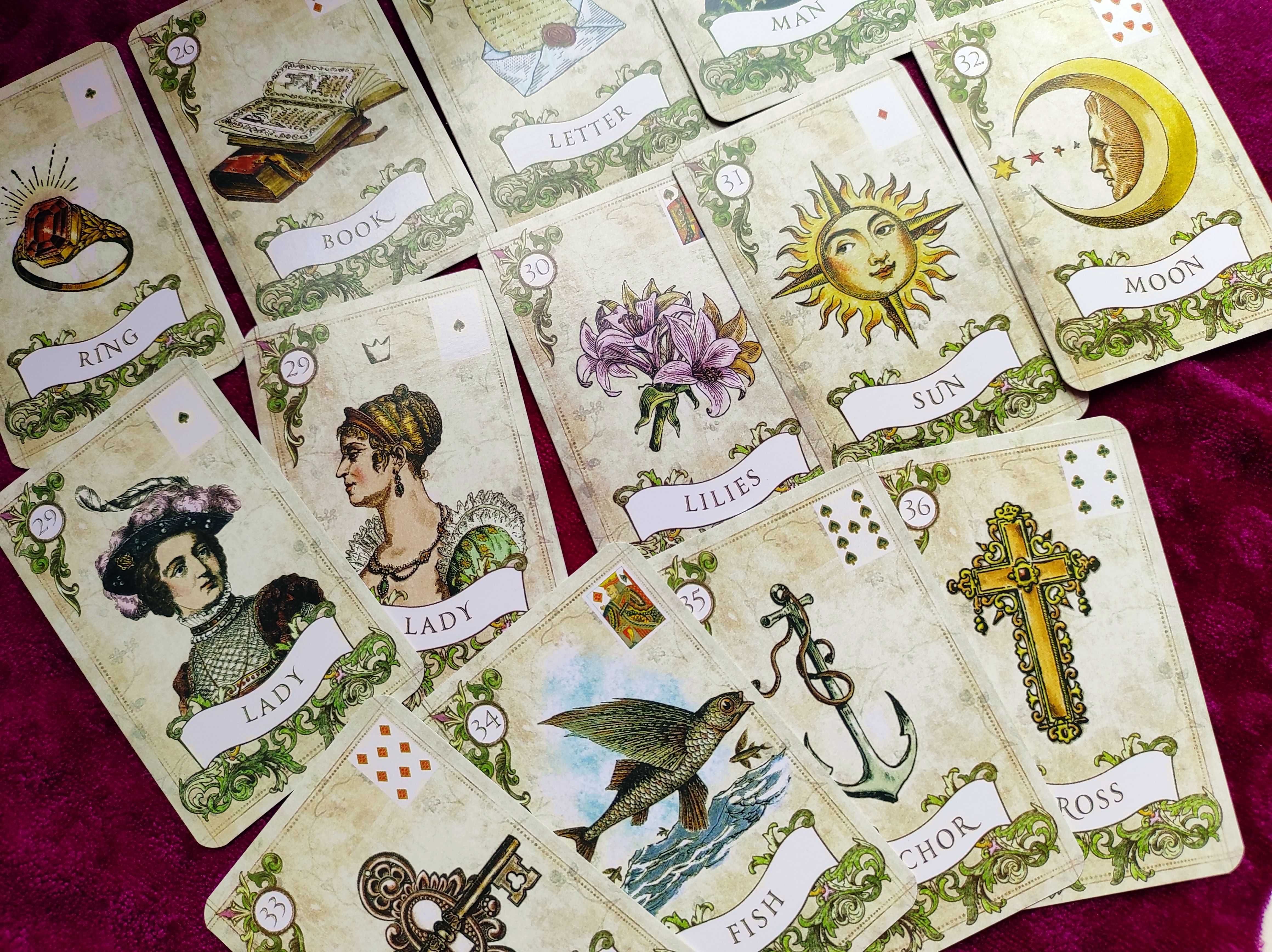 Оракул Старинная Ленорман Old Style Lenormand. Карты Таро