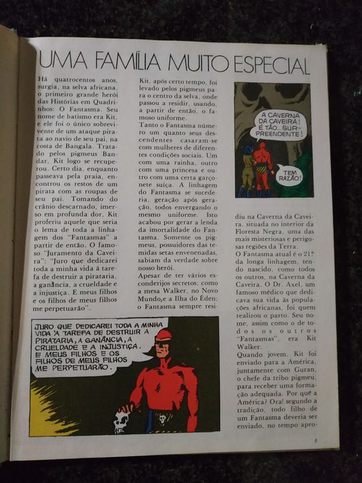 Livro Fantasma edição histórica Casamento e Lua de Mel de 1979