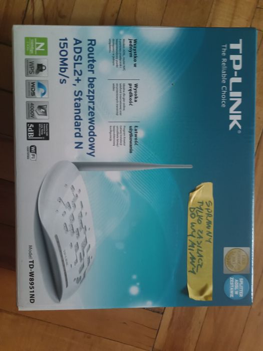 Router tp- link uszkodzony
