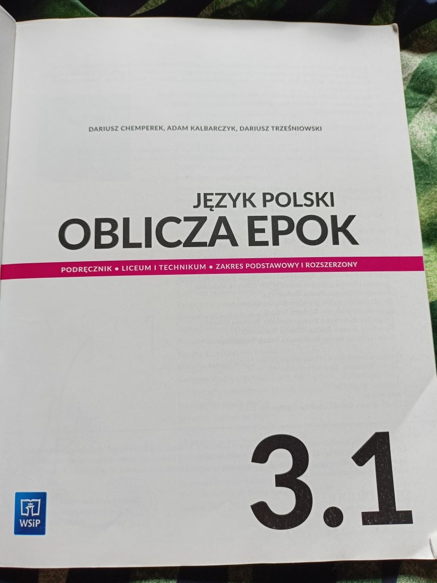 Podręcznik Oblicza Epok 3.1