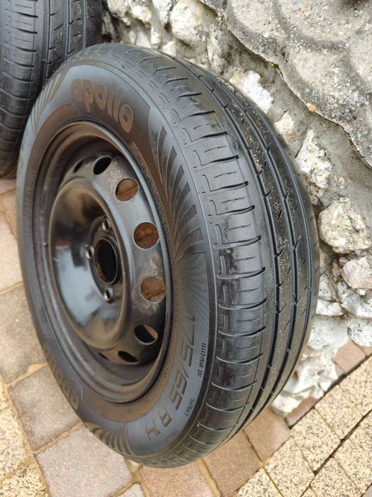 Kompletne Koła Opony Letnie + Felgi Stalowe R14 Peugeot