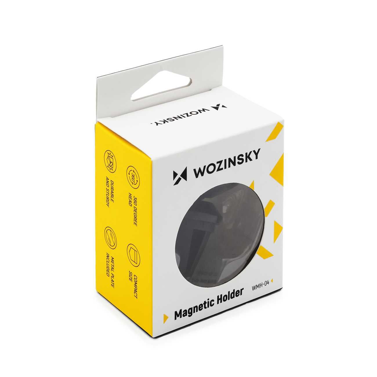 Uchwyt magnetyczny do kratki samochodu czarny (WMH-04)