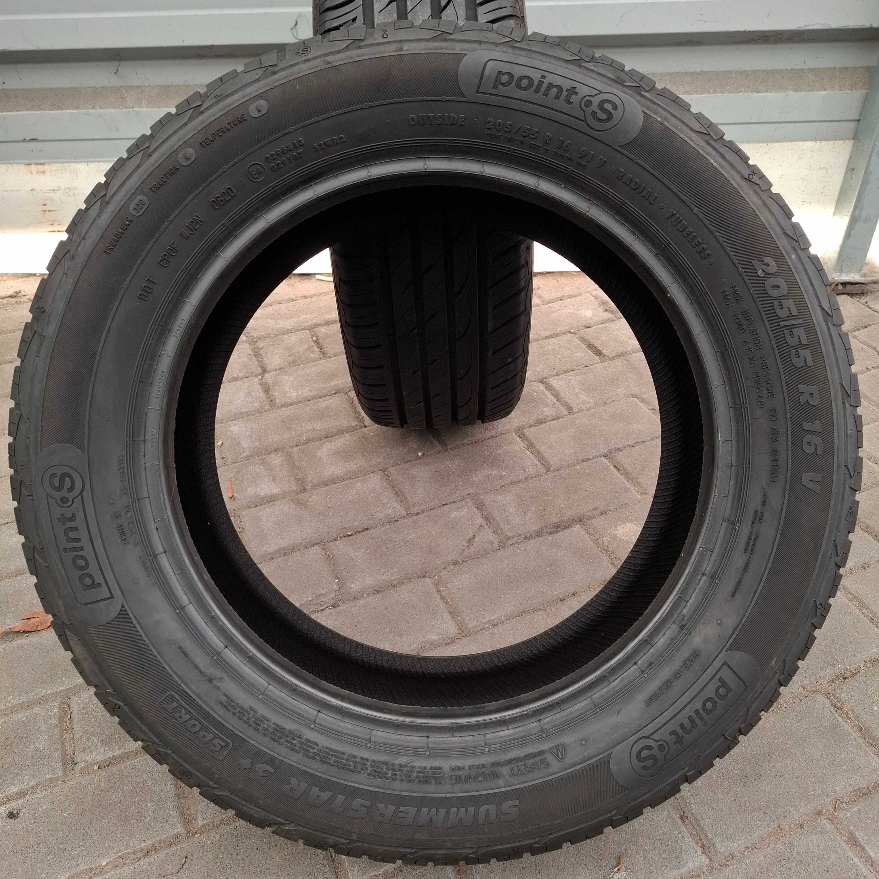 Opony letnie Point S Summer Star 3+	205/55 R16V - 2 szt.