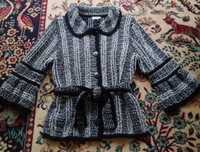 Wełniany sweter/kardigan na guziki L