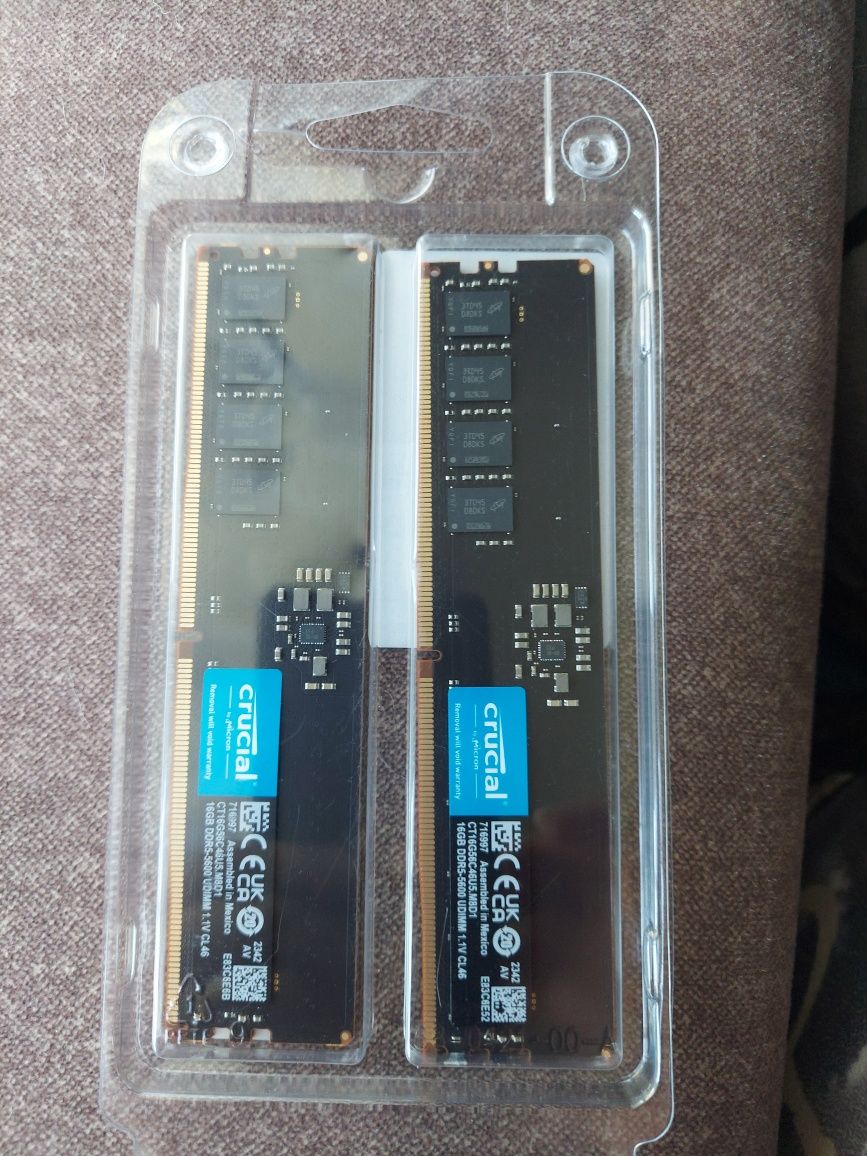 Модуль пам'яті до комп'ютера DDR5 32GB 2X 16GB 5600MHz