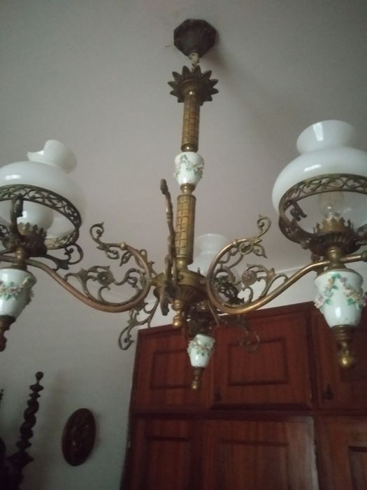 Vendo candeeiro de tecto vintage