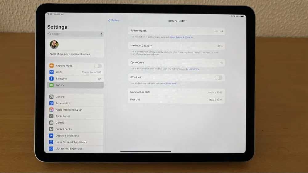 Ipad Air 11” M3 256 GB Março 2025