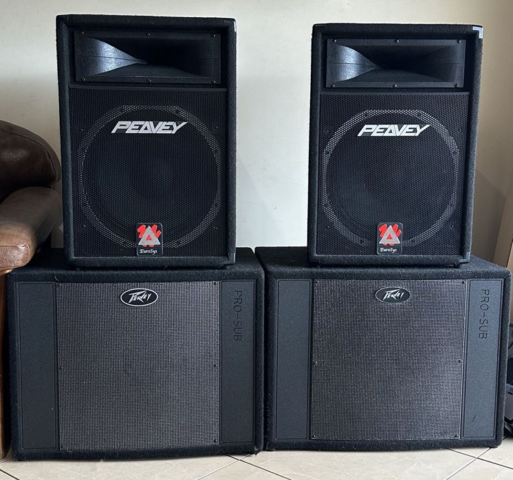 Colunas som + Sub Peavey