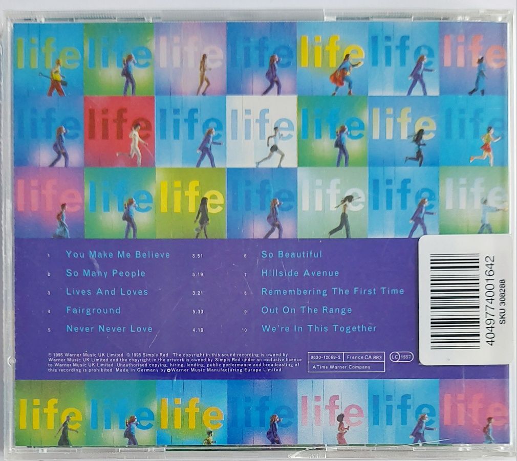 Simply Red Life 1995r (Folia)