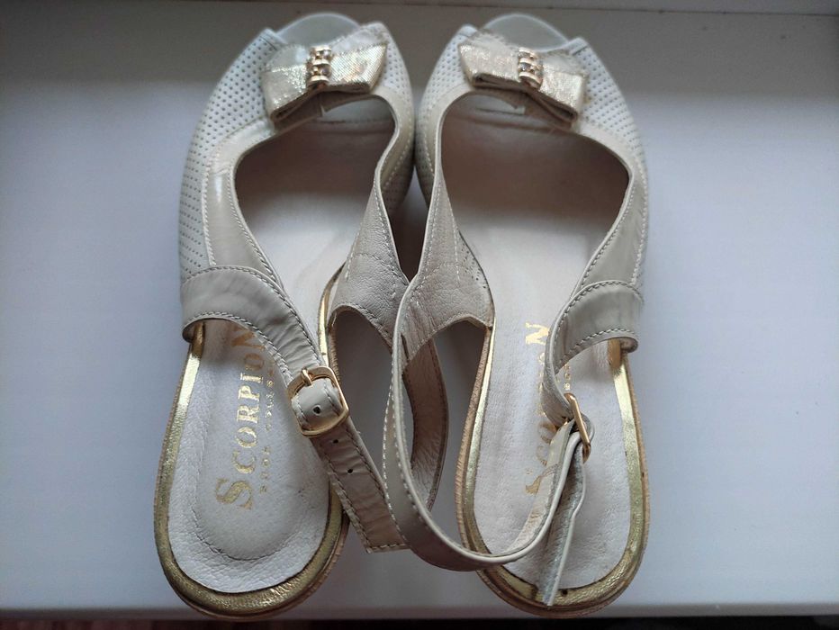 Женские босоножки (25 см). НАТУРАЛЬНАЯ кожа