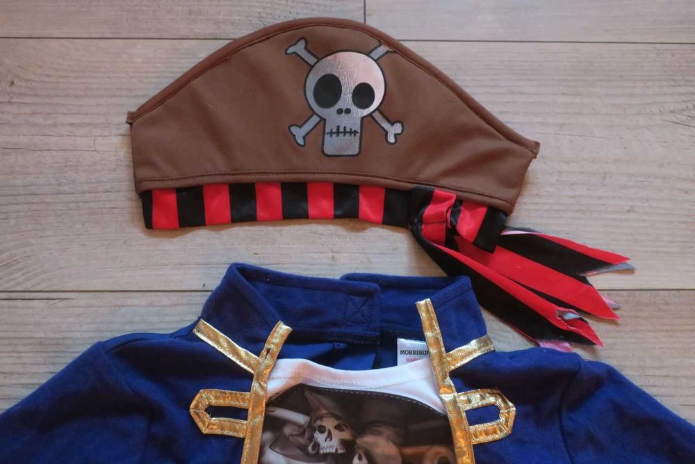 Strój karnawałowy pirat rozmiar 98-104, 3-4 l Morrisons