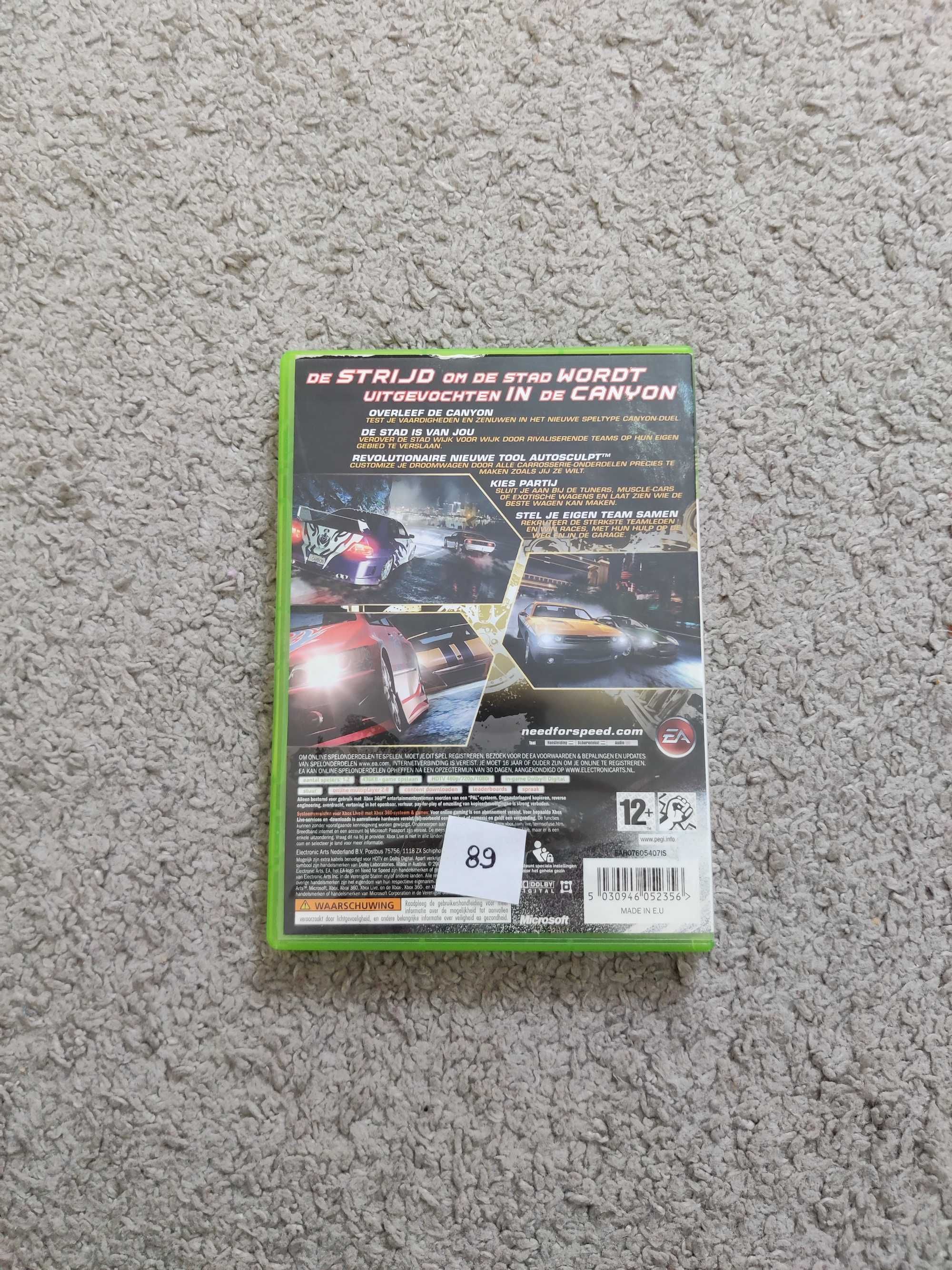 Gra Xbox 360 / Need for speed carbon ( język ANG )