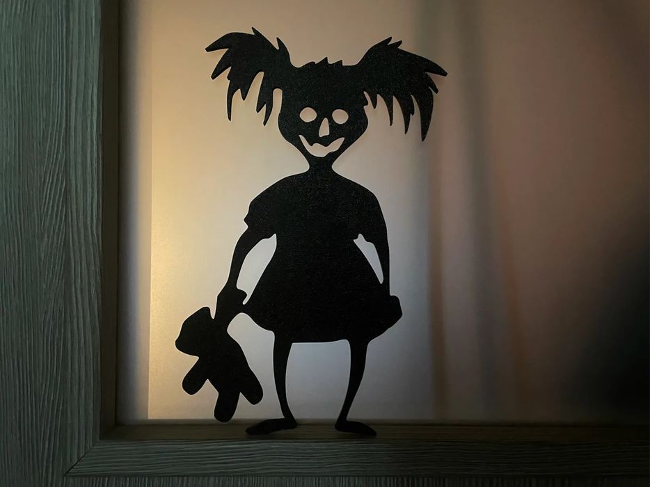 Decoração Figura Boneca Zumbi Fofa