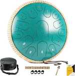 Bęben Językowy 13 cali 15 tonów MELOBEAT ST-015 zestaw 32cm zielony