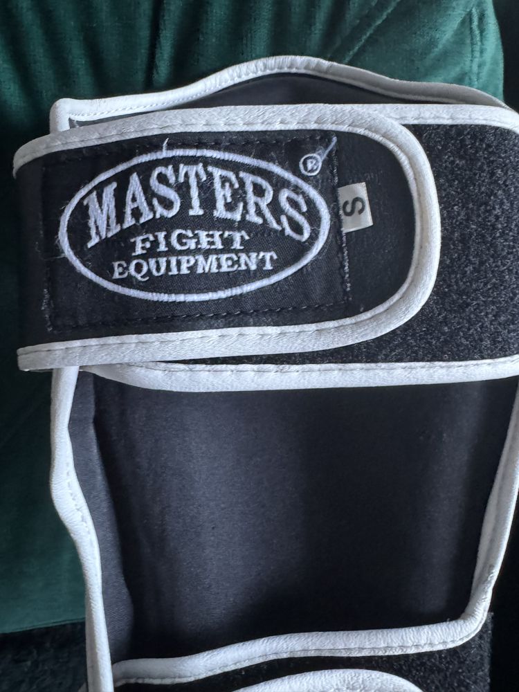 Masters skórzane ochraniacze na piszczele i stopy S